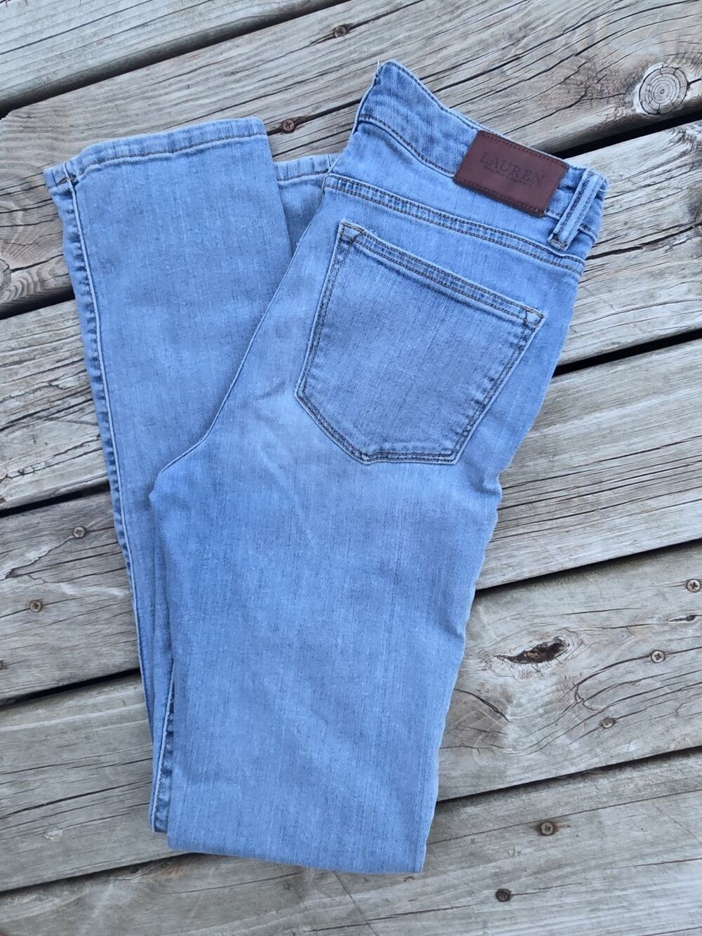 Lauren By Ralph Lauren Premier Straight Women's Jeans Size 4